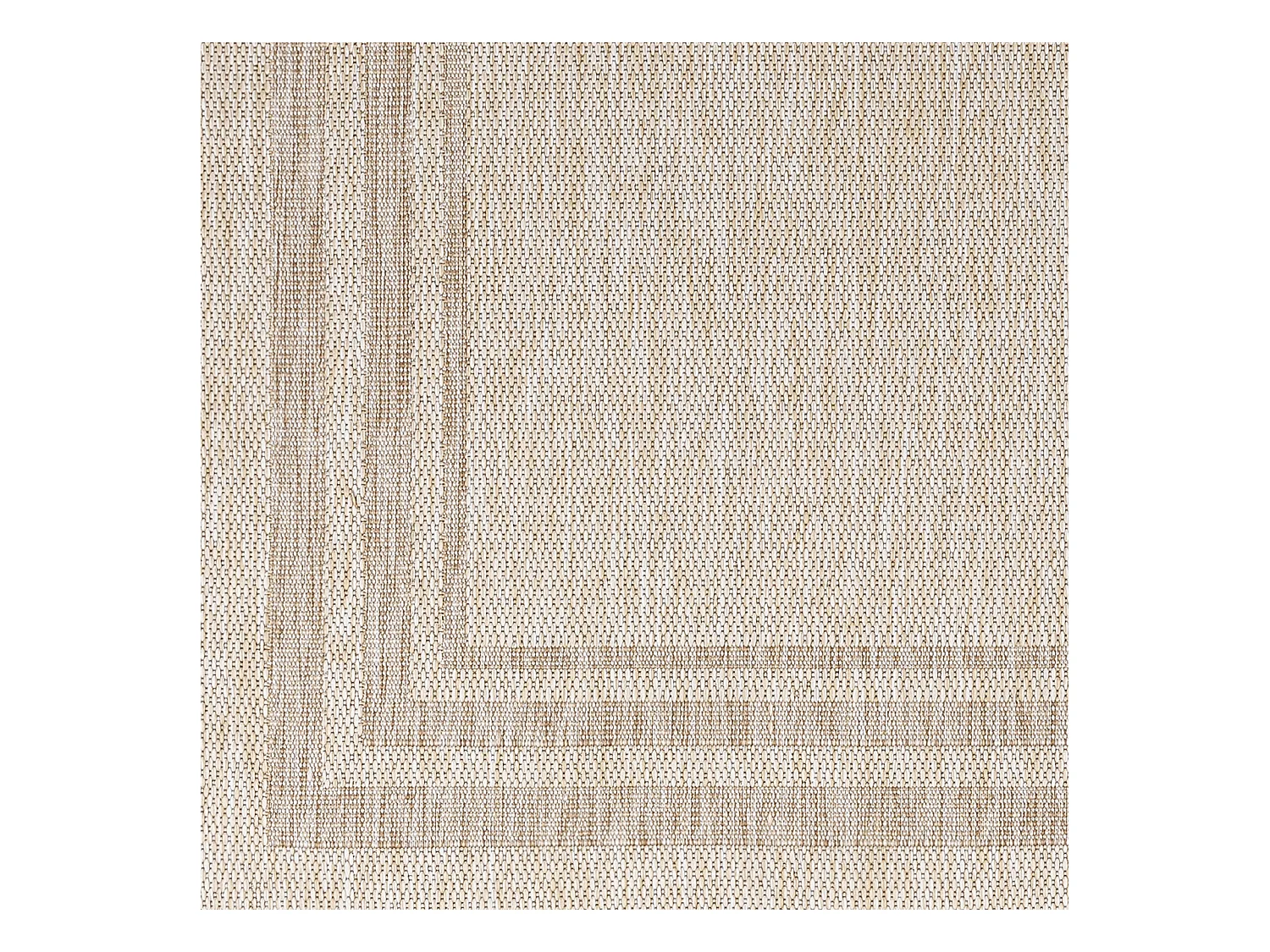 Tapis d'Extérieur/Intérieur Aspect Jute - Beige/Ivoire - 200x275cm - GEORGIA