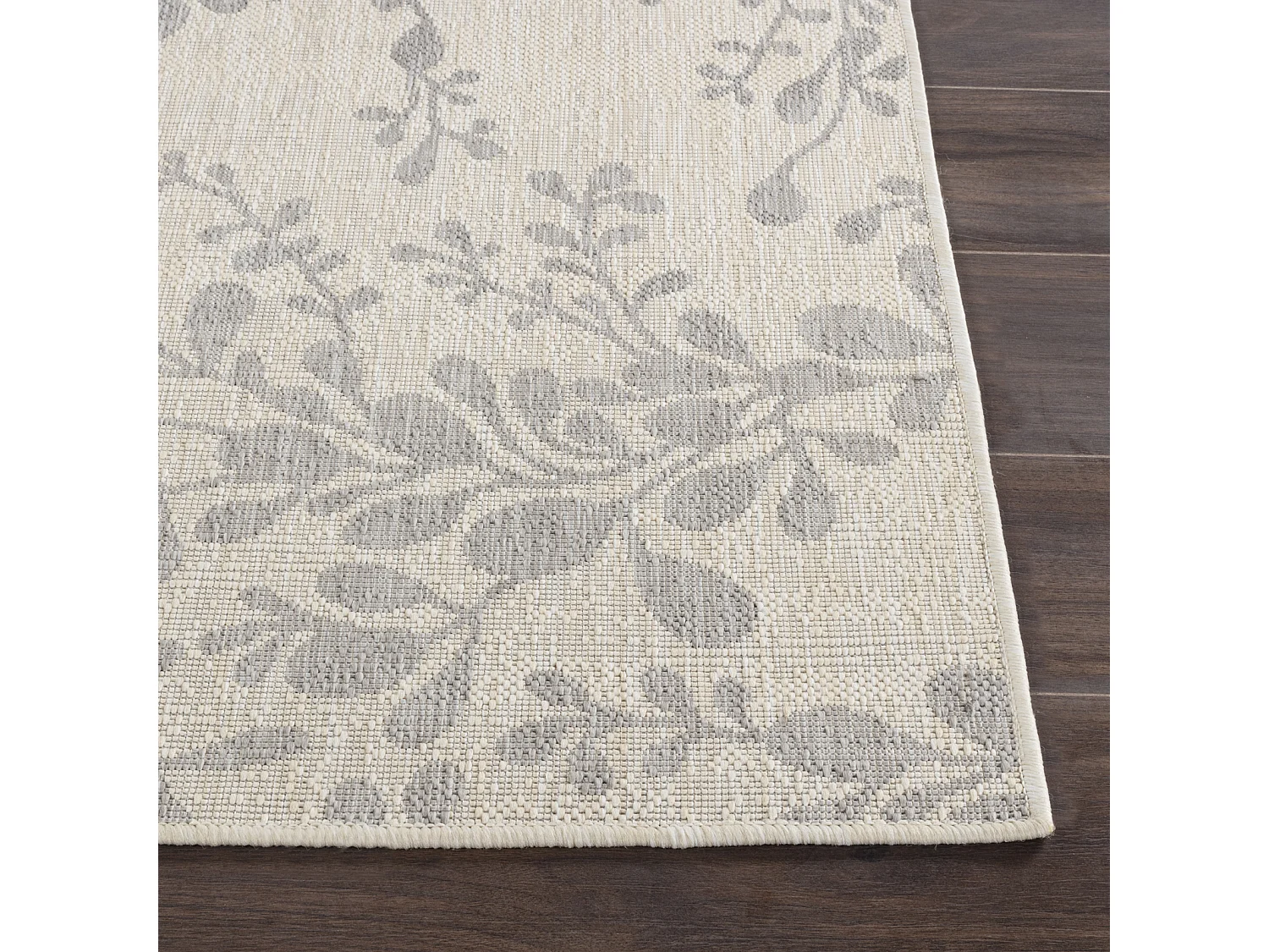 Buitenkleed - Balkon, Terras, Keuken Tapijt - Ivoor/Grijs - 160x213cm - MOLLY