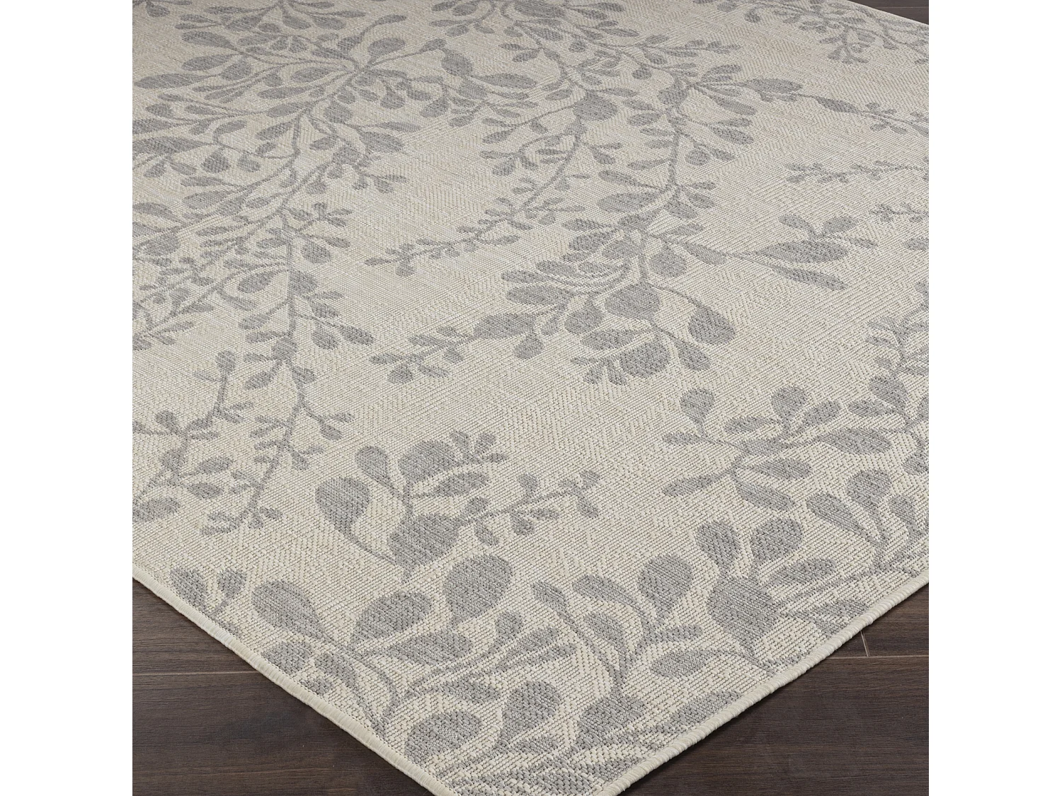 Buitenkleed - Balkon, Terras, Keuken Tapijt - Ivoor/Grijs - 160x213cm - MOLLY