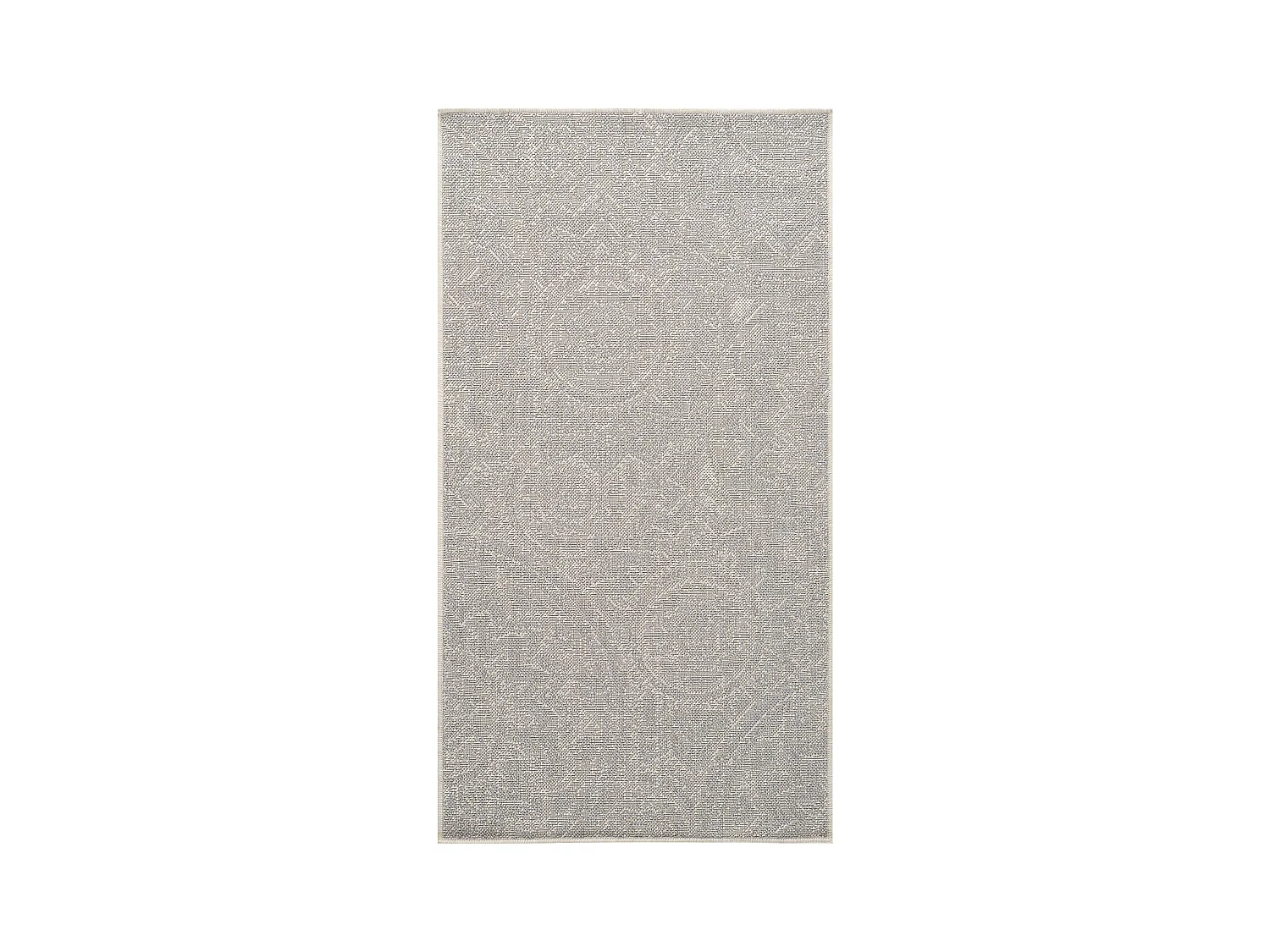 Tapis d'Extérieur/Intérieur - Ivoire/Gris - 80x150cm - KELLY
