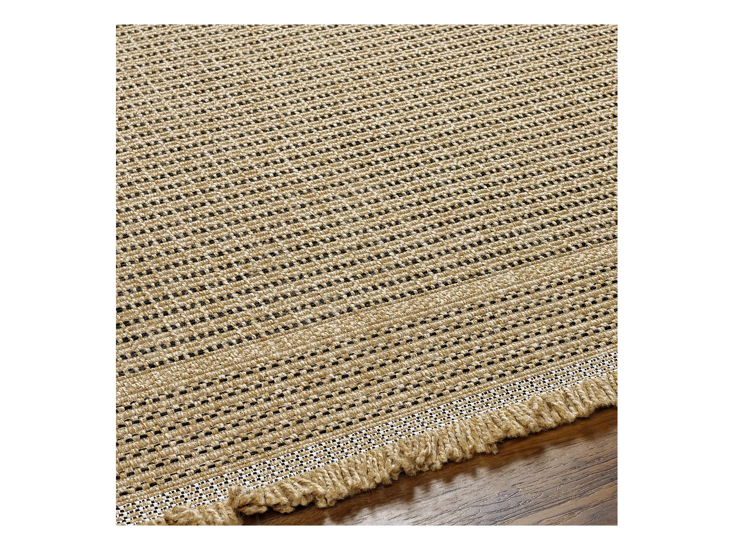 In-/Outdoor-Teppich mit Jute-Look - Beige/Schwarz - 120x170cm - MINDY