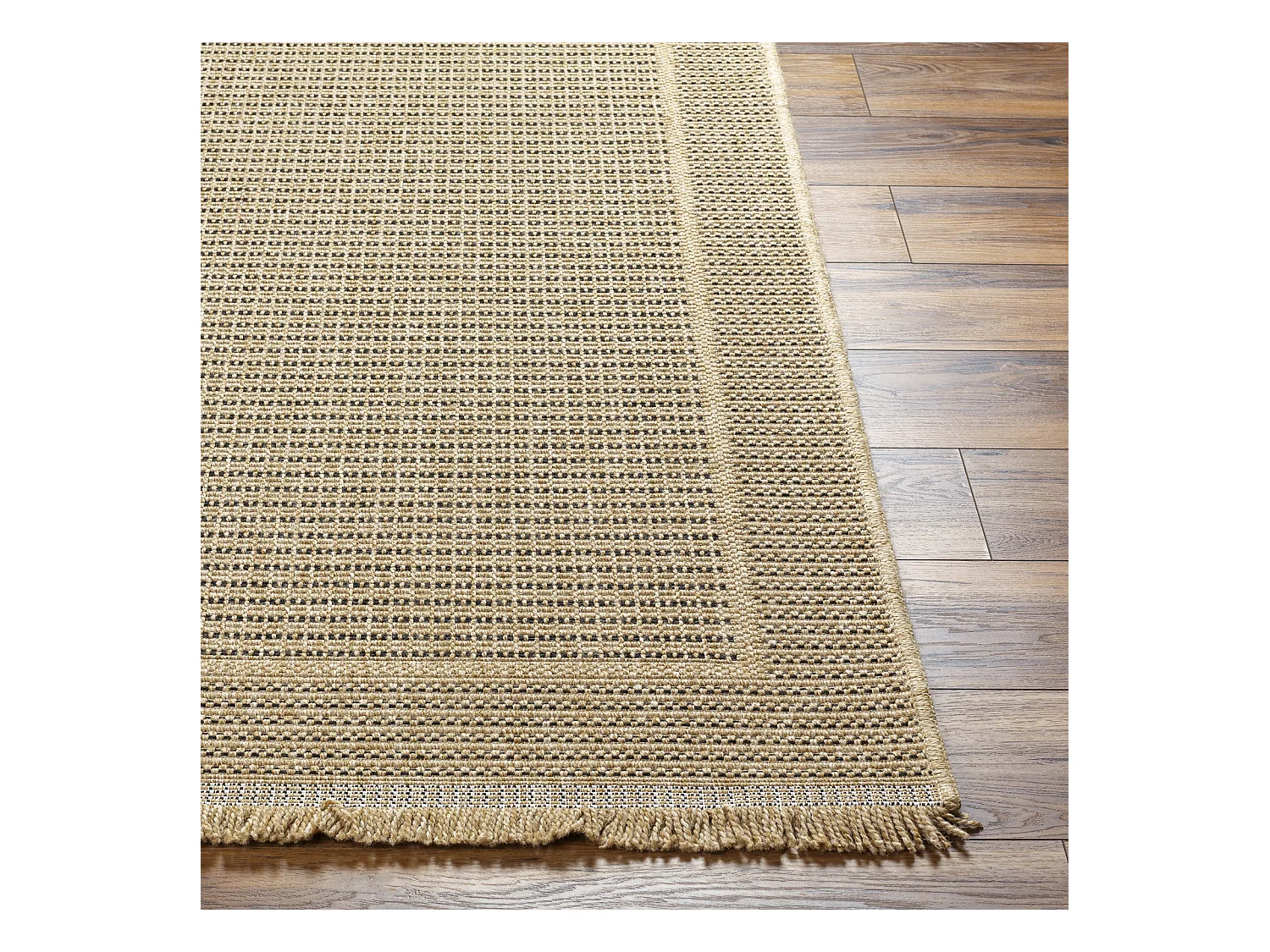 In-/Outdoor-Teppich mit Jute-Look - Beige/Schwarz - 120x170cm - MINDY