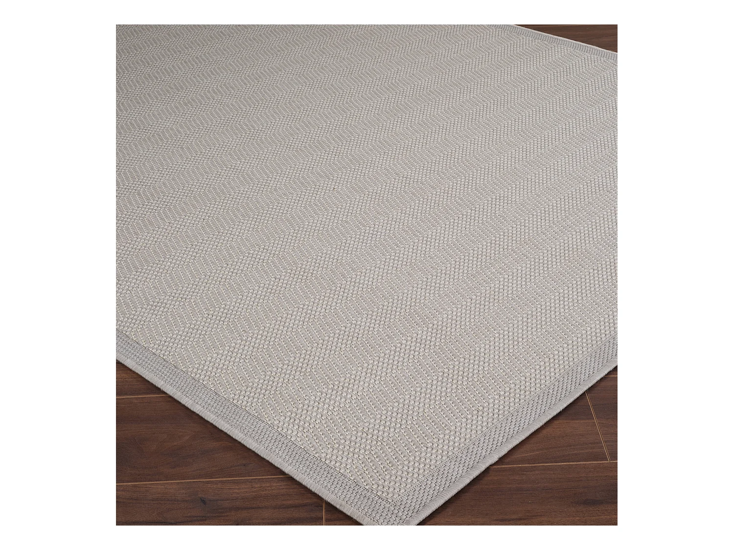 Buitenkleed - Balkon, Terras, Keuken Tapijt - Grijs/Ivoor - 160x213cm - TONIE