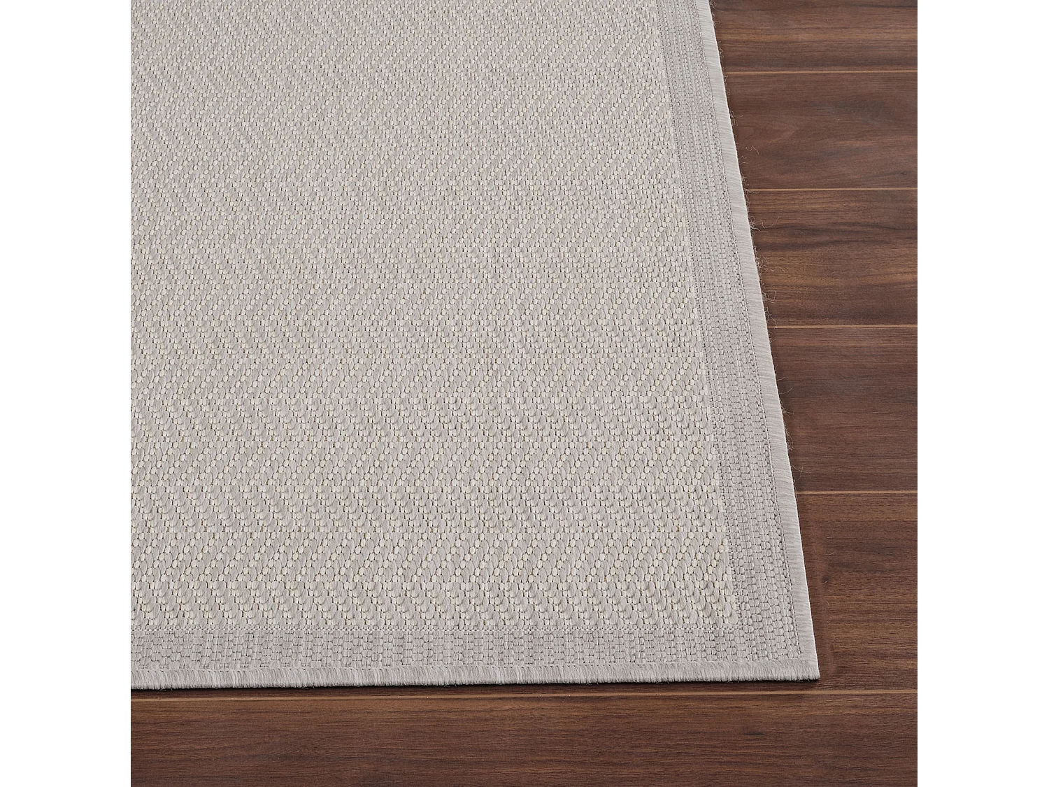 Alfombra Exterior/Interior - Gris/Marfil - 120x170cm - TONIE