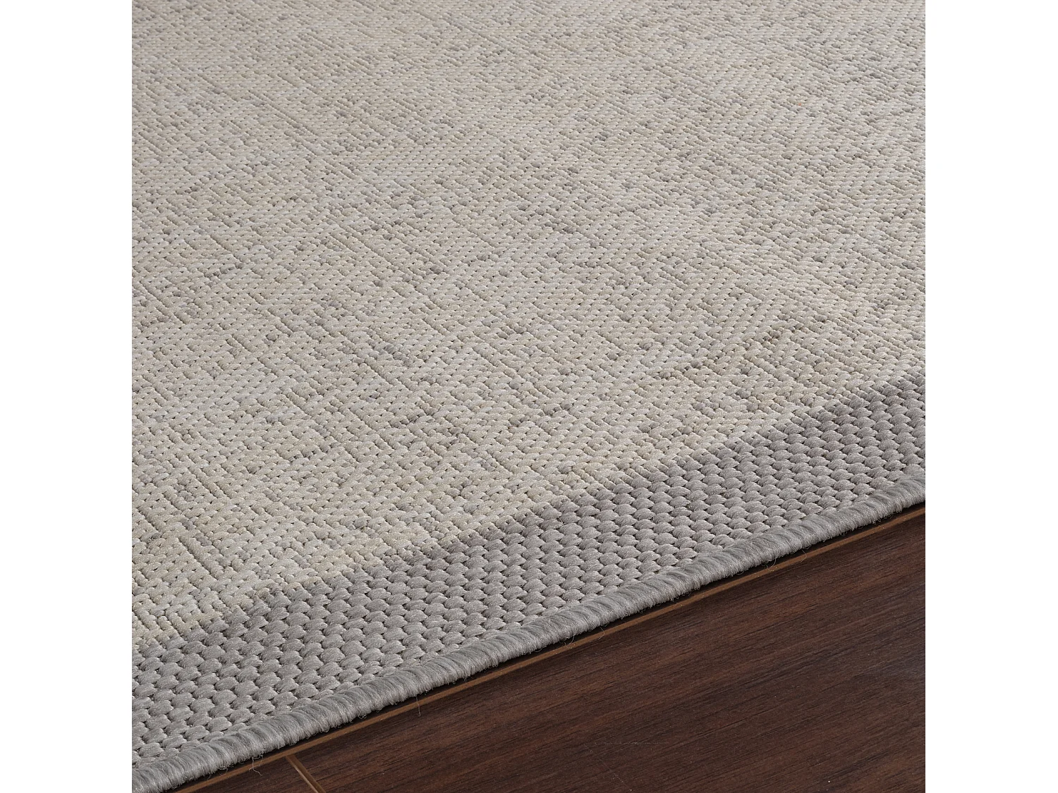 Buitenkleed - Balkon, Terras, Keuken Tapijt - Ivoor/Grijs - 80x150cm - JODY