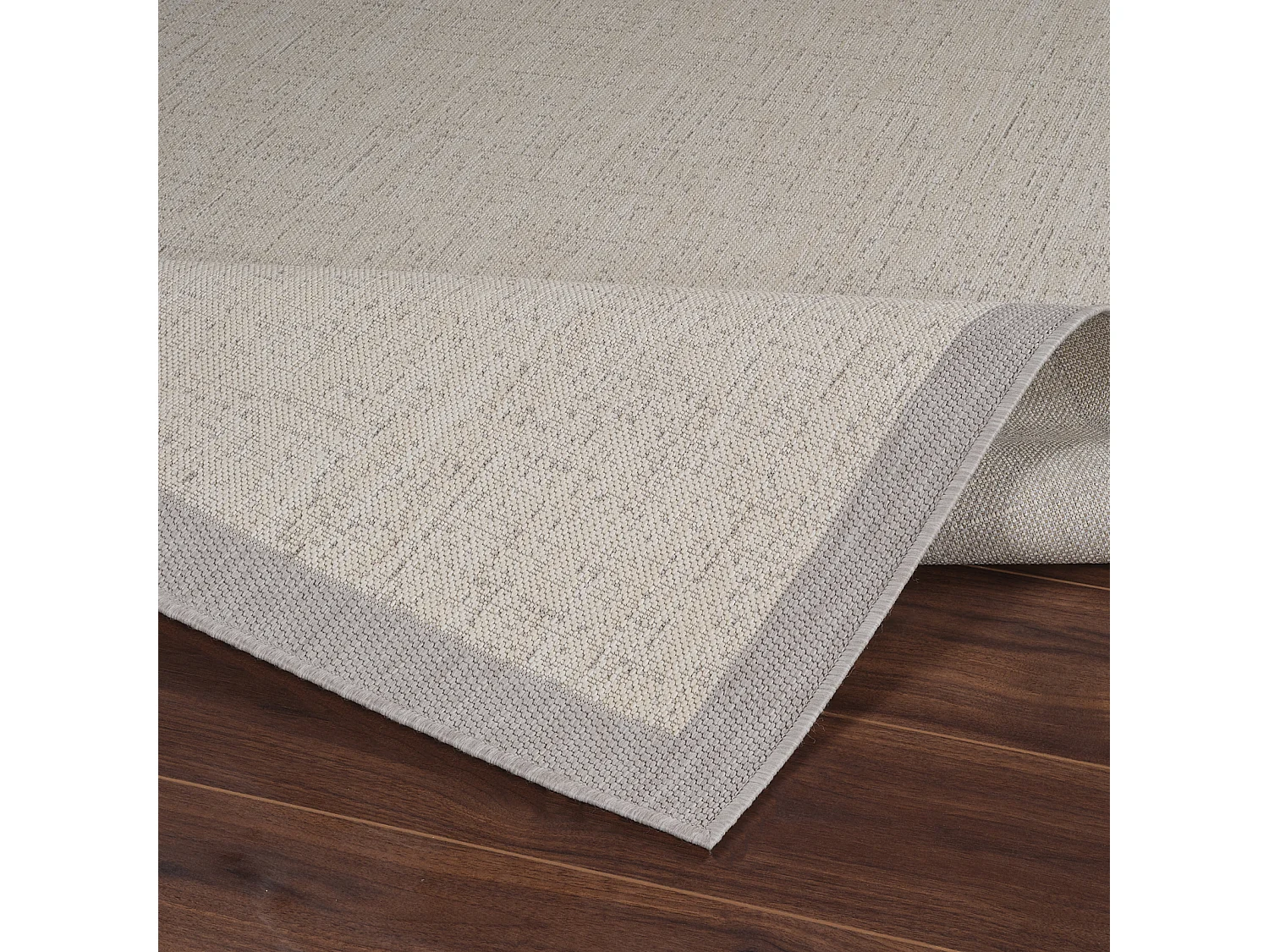 Buitenkleed - Balkon, Terras, Keuken Tapijt - Ivoor/Grijs - 80x150cm - JODY