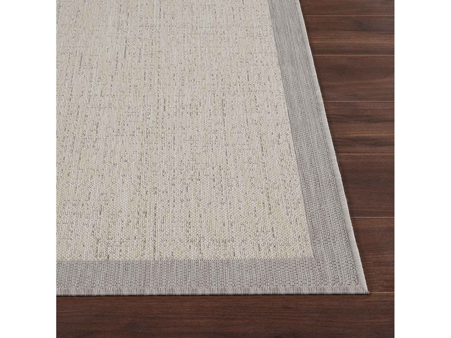 Buitenkleed - Balkon, Terras, Keuken Tapijt - Ivoor/Grijs - 80x150cm - JODY