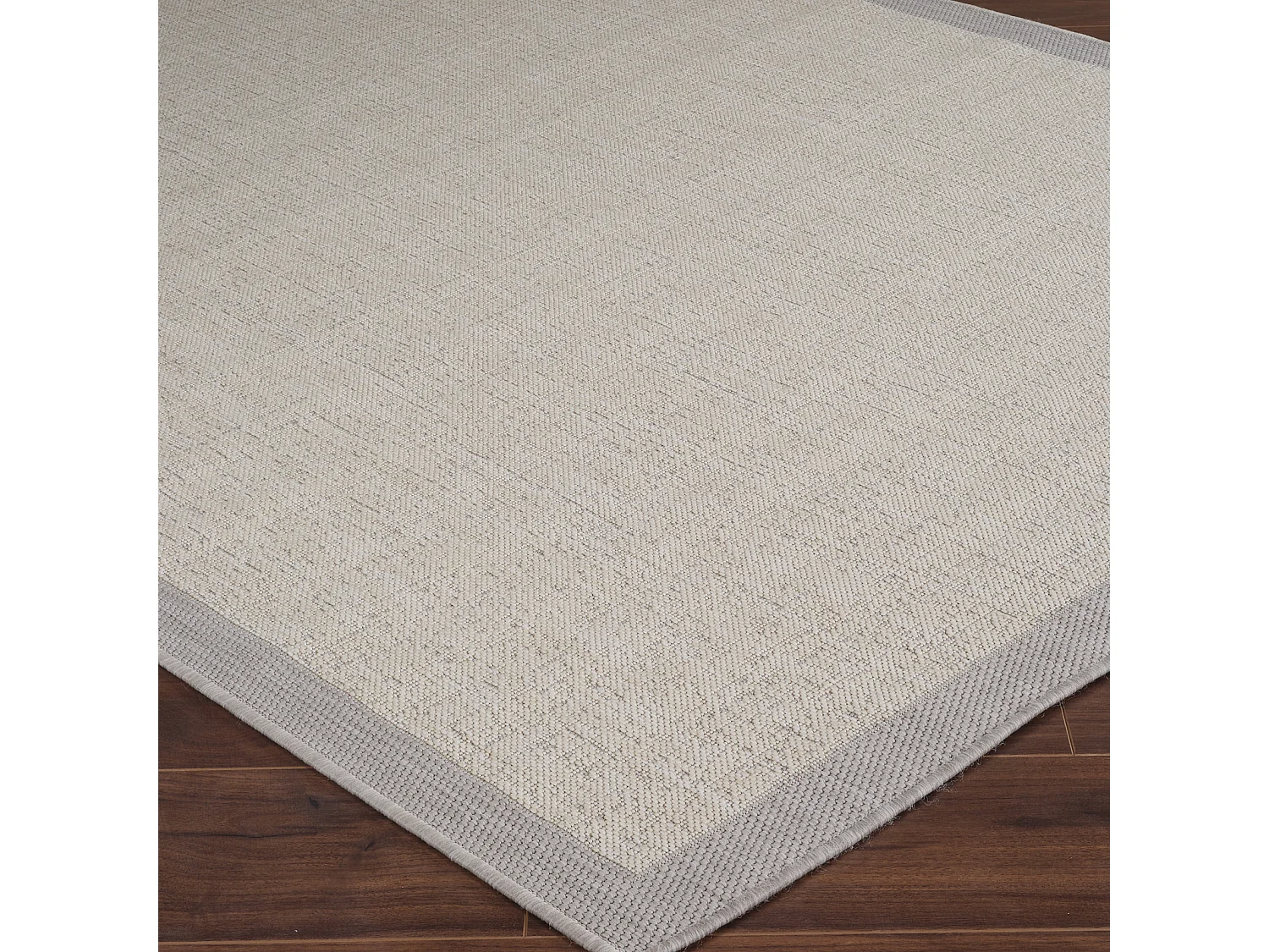 Buitenkleed - Balkon, Terras, Keuken Tapijt - Ivoor/Grijs - 80x150cm - JODY