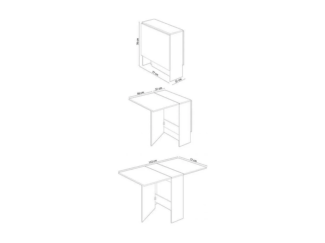 Table pliable H78 cm - Fly