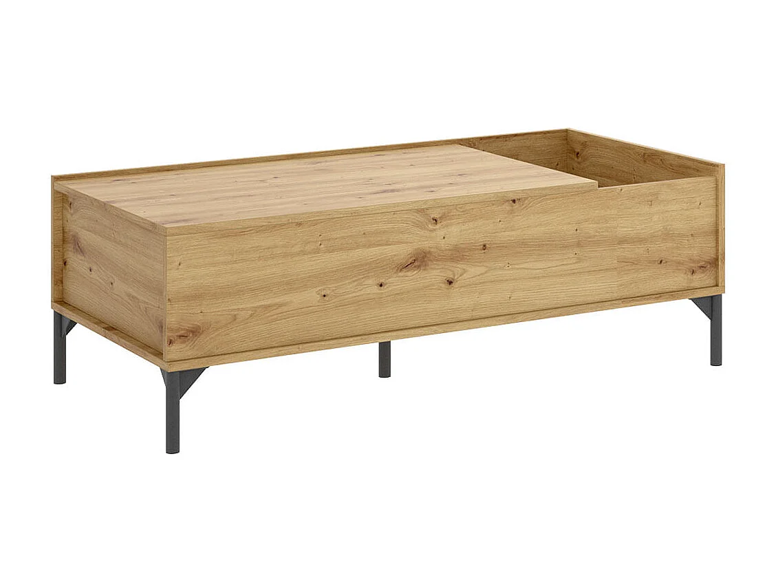 Mesa de centro Ness diseño elevable nordic 41x99x60 cm