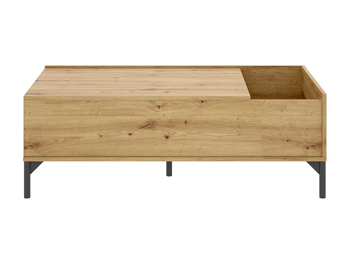 Mesa de centro Ness diseño elevable nordic 41x99x60 cm