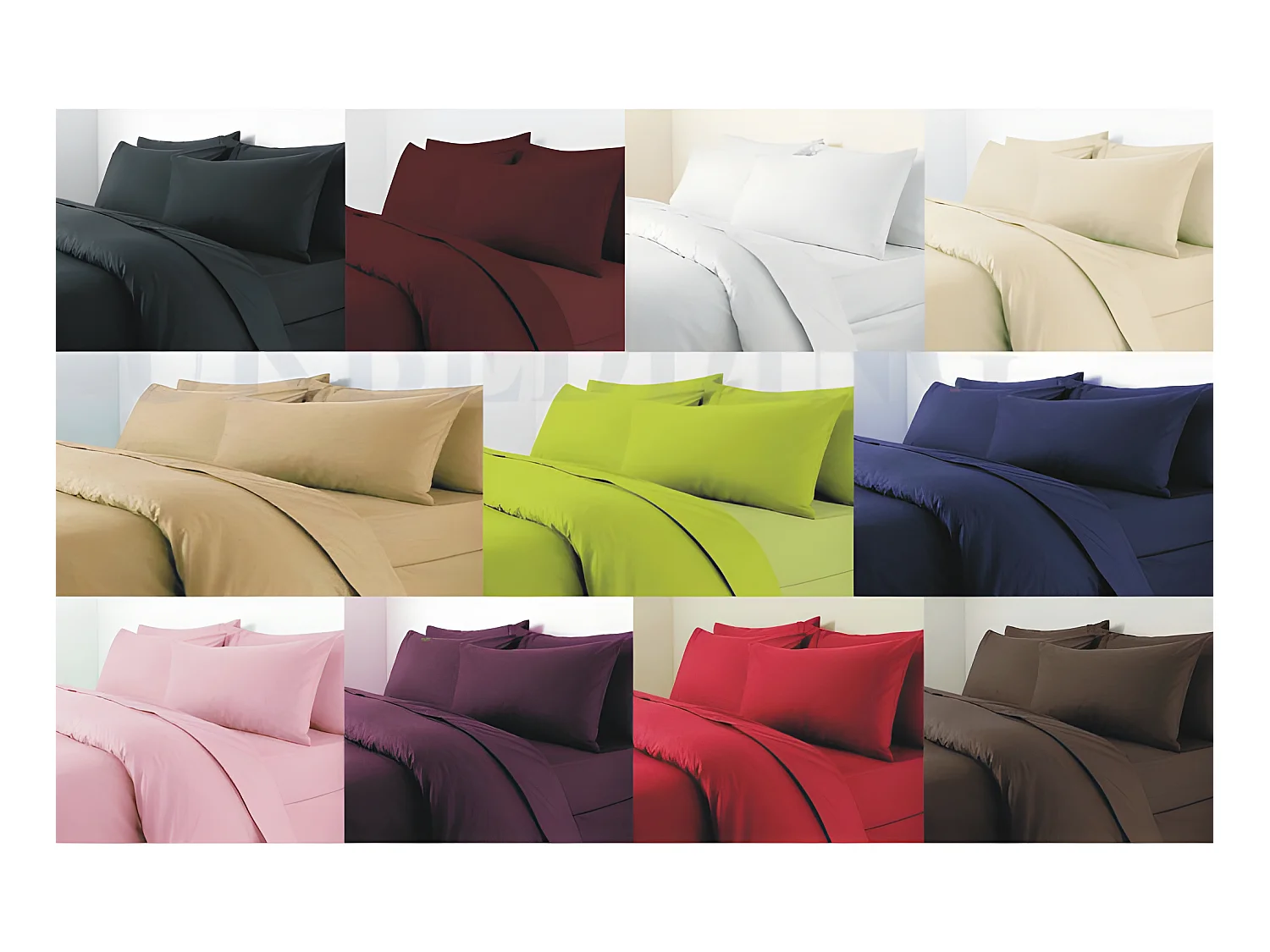 Housse De Couette Gris Clair 260 X 240 Cm / 100% Coton / 57 Fils/cm² Pour Lit 2 Places "king Size"