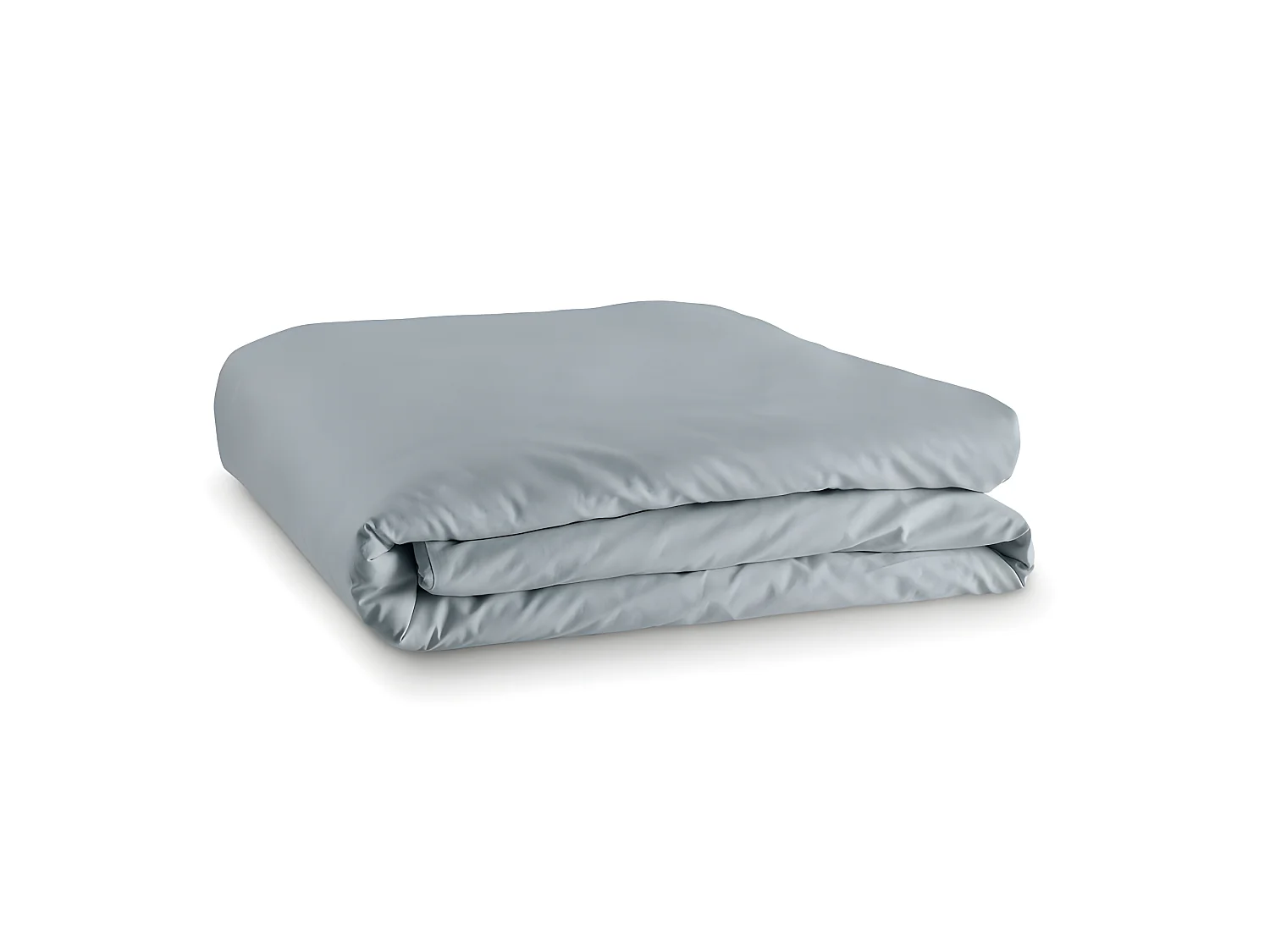 Housse De Couette Gris Clair 260 X 240 Cm / 100% Coton / 57 Fils/cm² Pour Lit 2 Places "king Size"