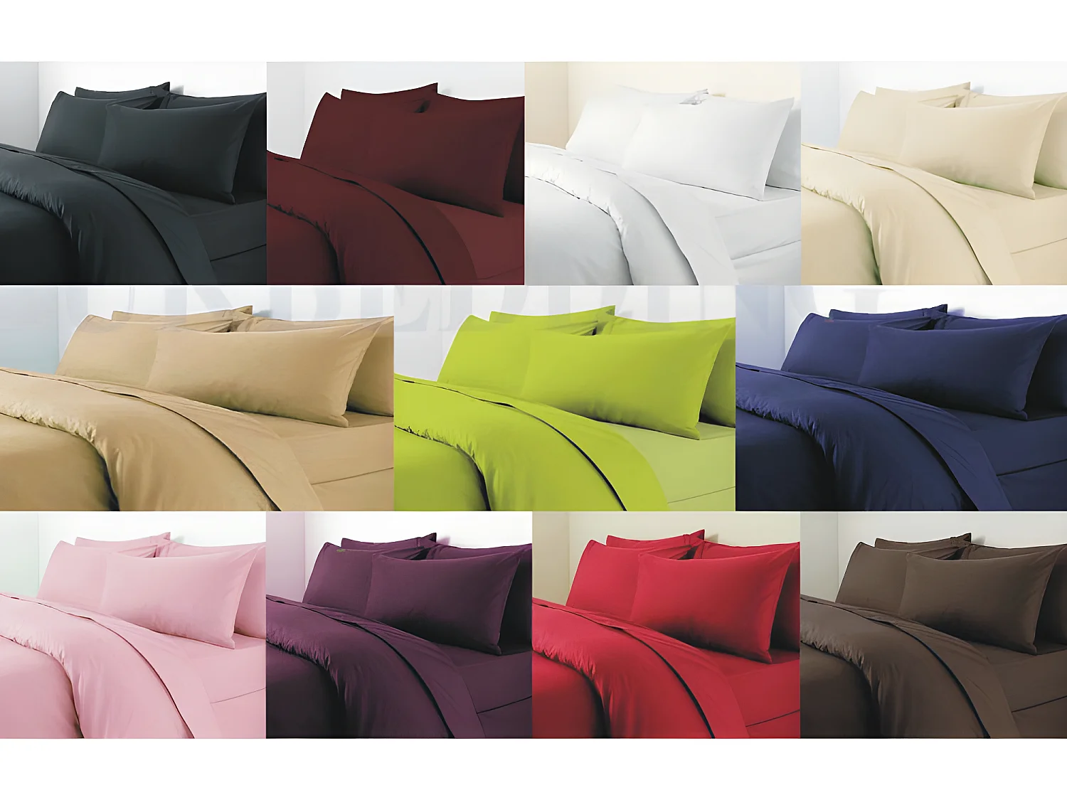 Housse De Couette Gris Clair 260 X 240 Cm / 100% Coton / 57 Fils/cm² Pour Lit 2 Places "king Size"