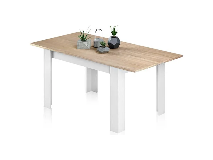 Table à manger extensible L140 à 190 cm - ZAIRA