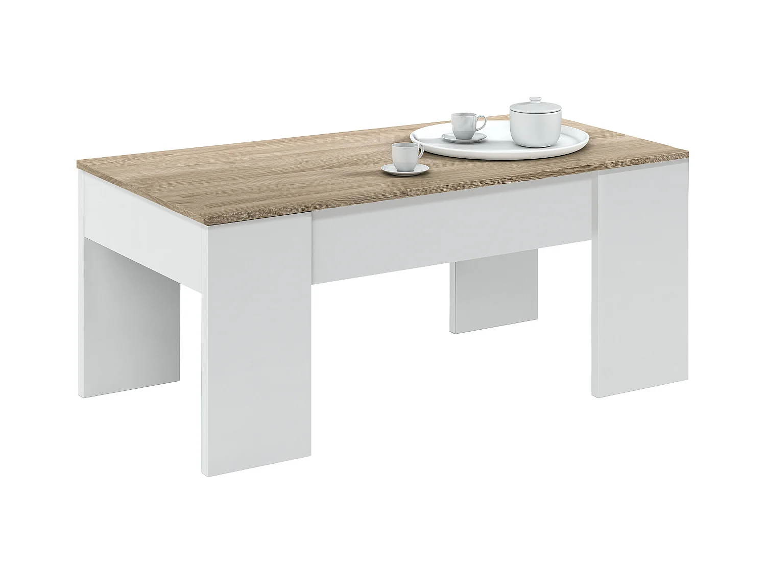 Tavolino con Piano Sollevabile L100 cm - Alida