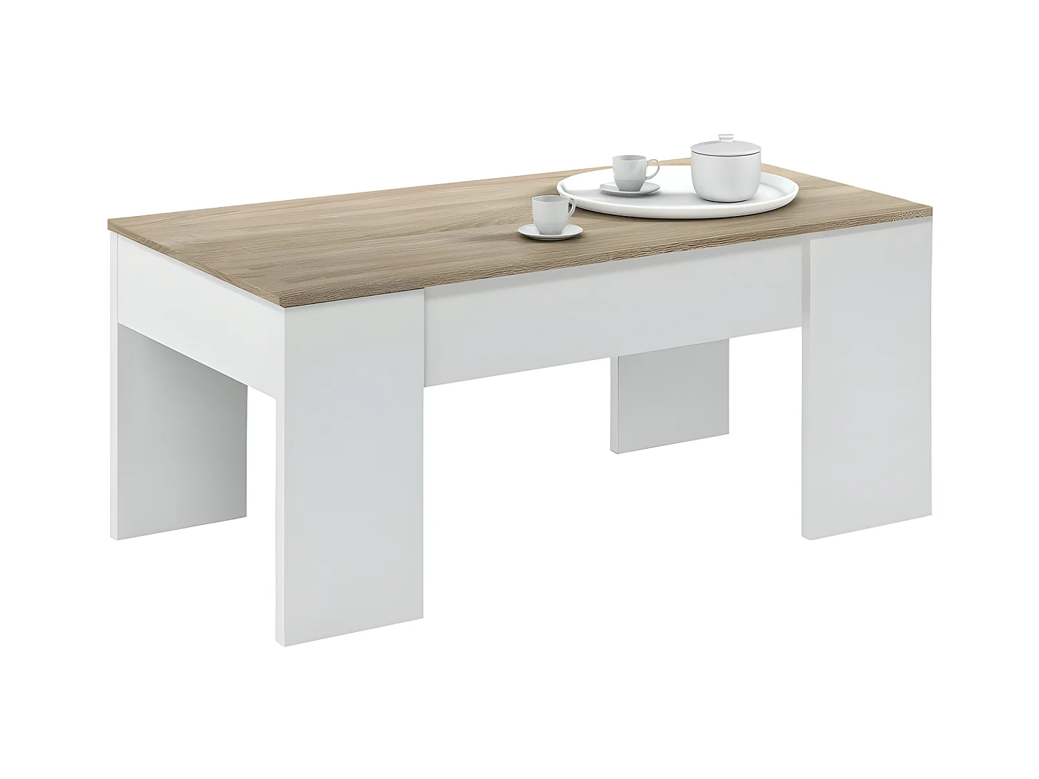 Tavolino con Piano Sollevabile L100 cm - Alida