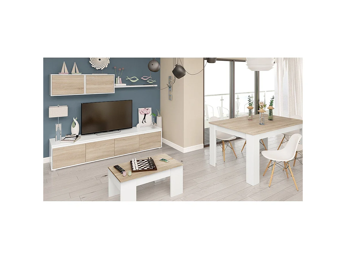 Table Basse à Plateau Relevable L100 cm - Alida