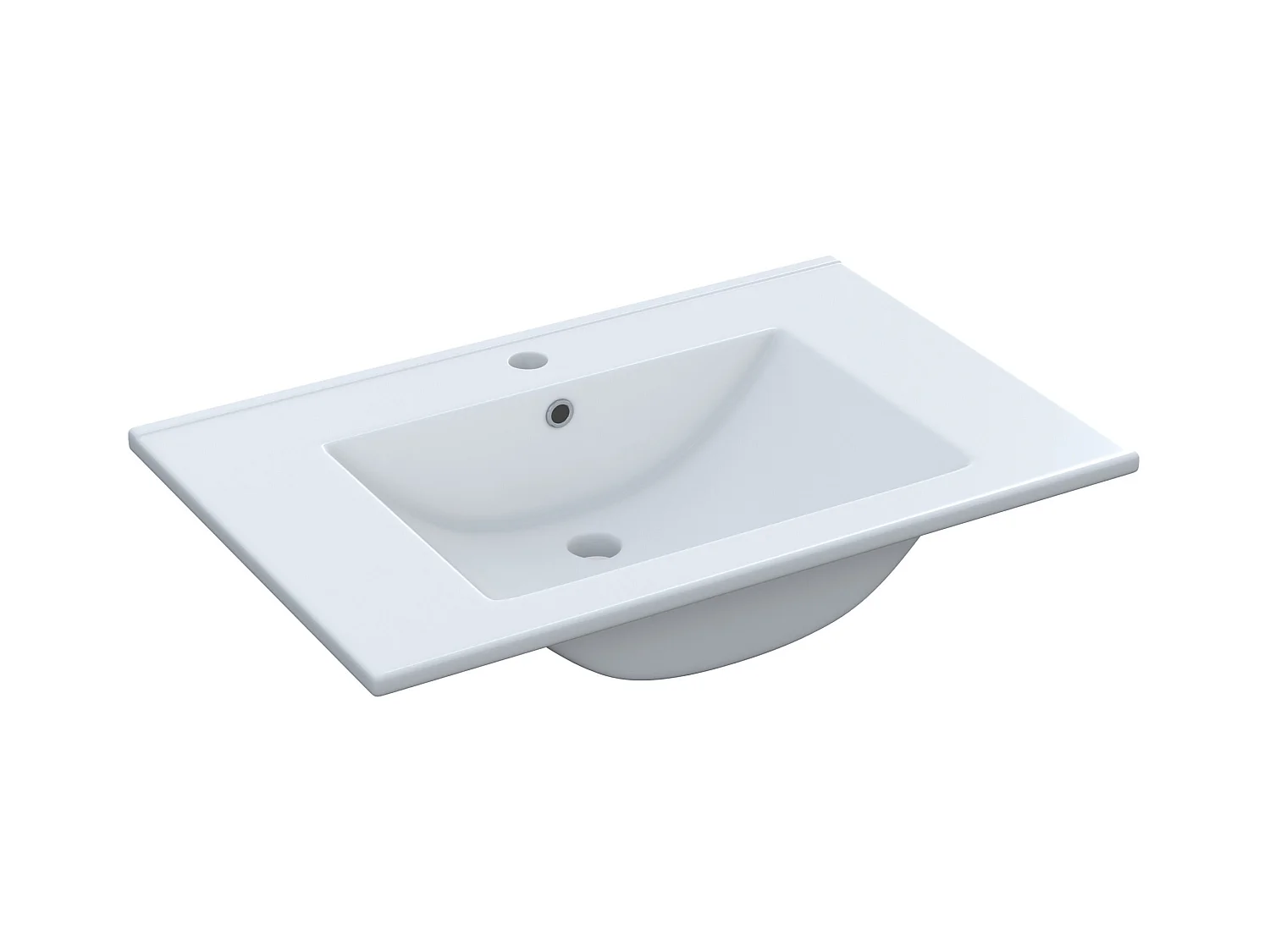 Meuble De Salle De Bain Avec Miroir Et Vasque Oak