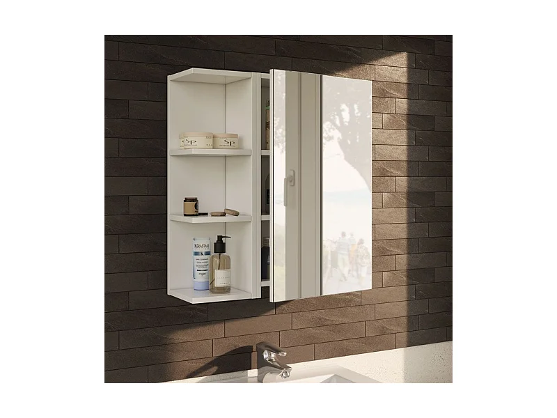 Módulo de baño Rinconero Blanco brillo