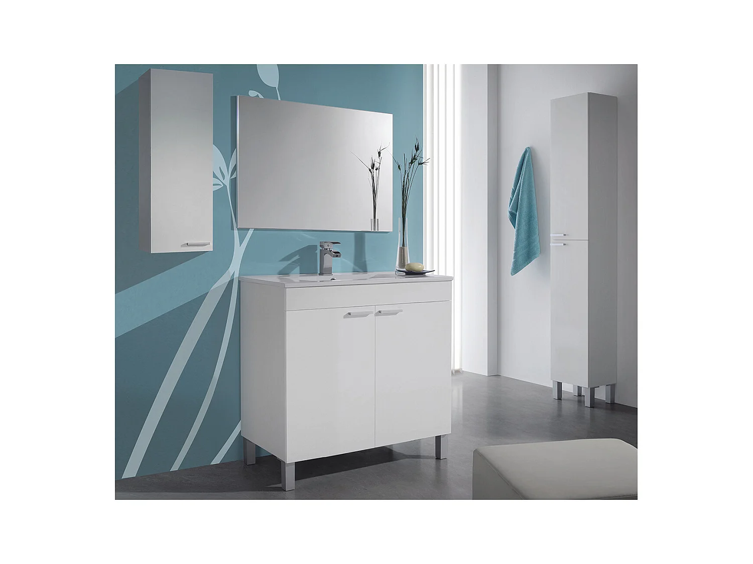 Columna de baño 2 puertas Al182 cm