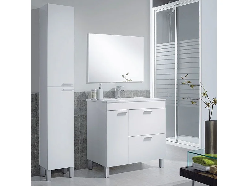 Colonne salle de bain 2 portes H182 cm