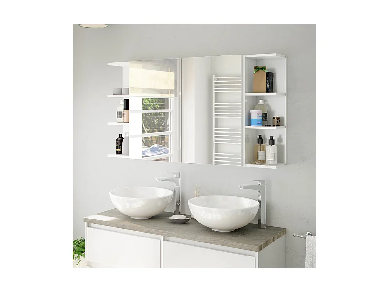 Módulo camerino de 2 puertas con espejo