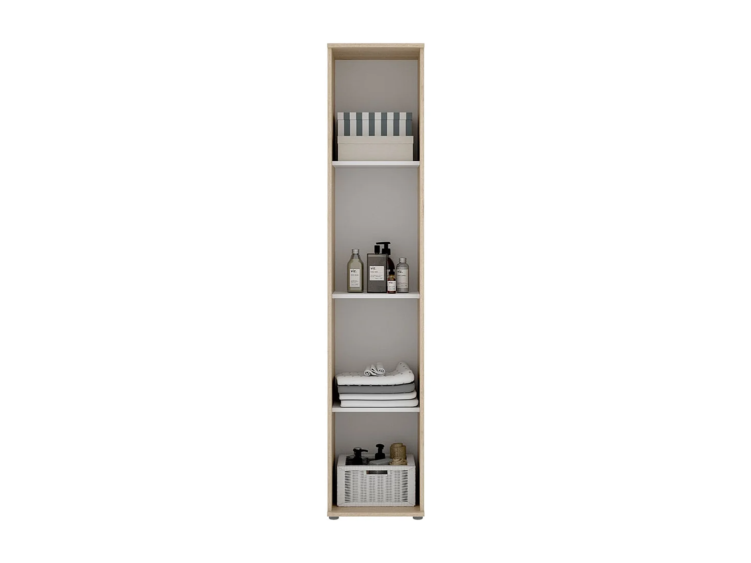 Armario multiusos Fit 1 puerta natural 190,2x38,8x35,3 cm