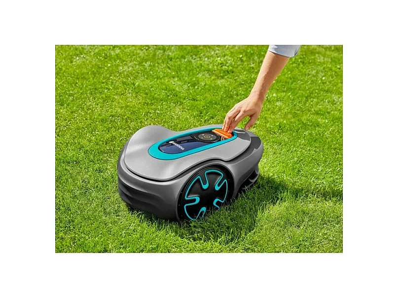 GARDENA Tondeuse robot SILENO minimo 250 - Connexion Bluetooth - Surface tonte max 250m2 - Triple lames pivotantes 15201-26