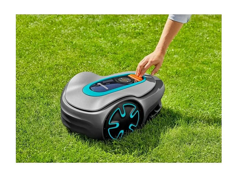 GARDENA Tondeuse robot SILENO minimo 250 - Connexion Bluetooth - Surface tonte max 250m2 - Triple lames pivotantes 15201-26