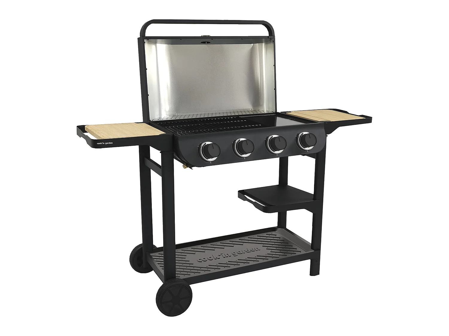 Barbacoa de gas FLAVO 70 en carro - COOK'IN GARDEN