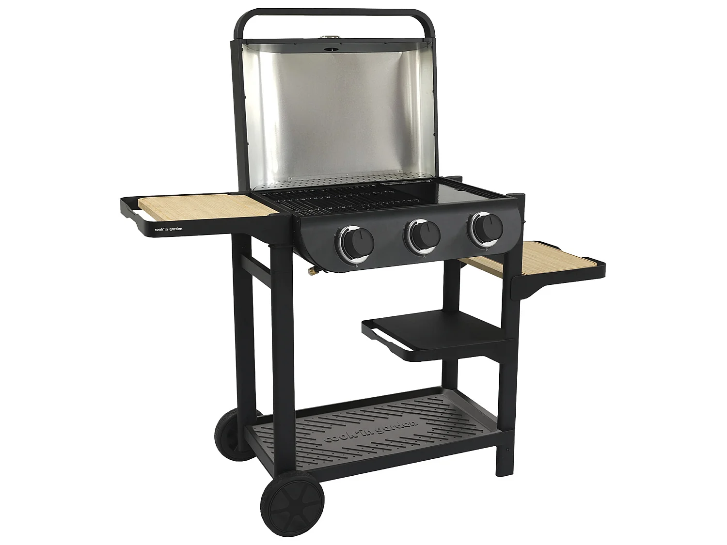 Gasbarbecue FLAVO 60 op wagen