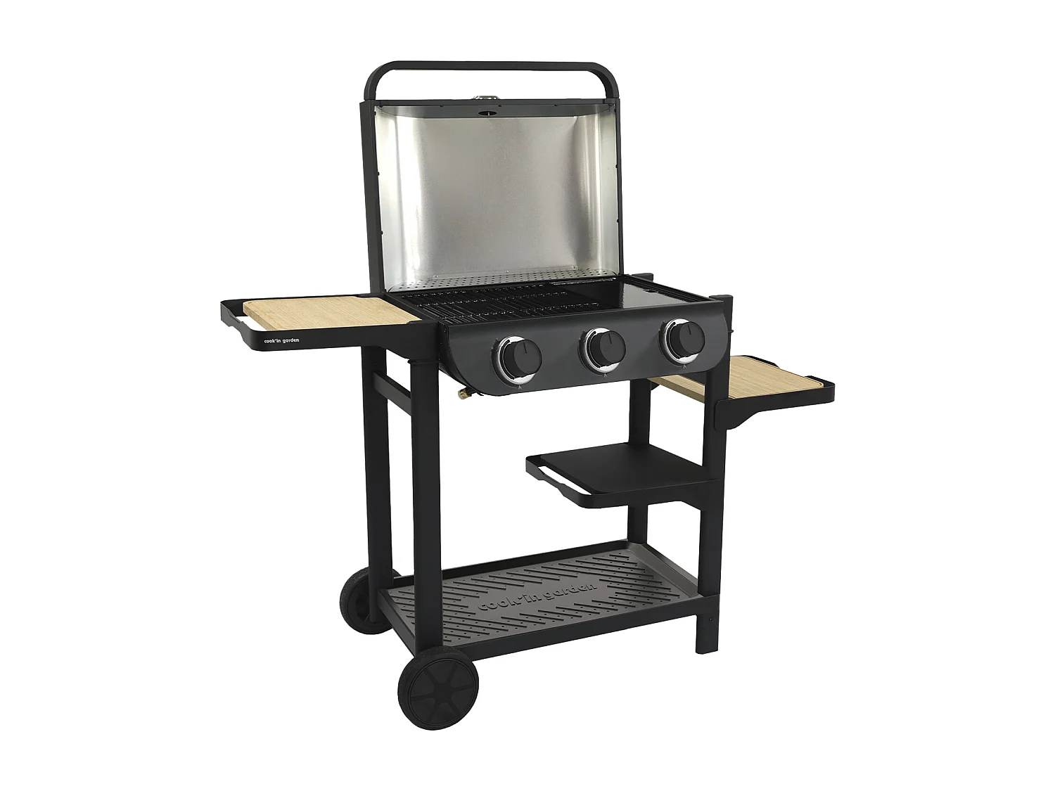 Gasbarbecue FLAVO 60 op wagen