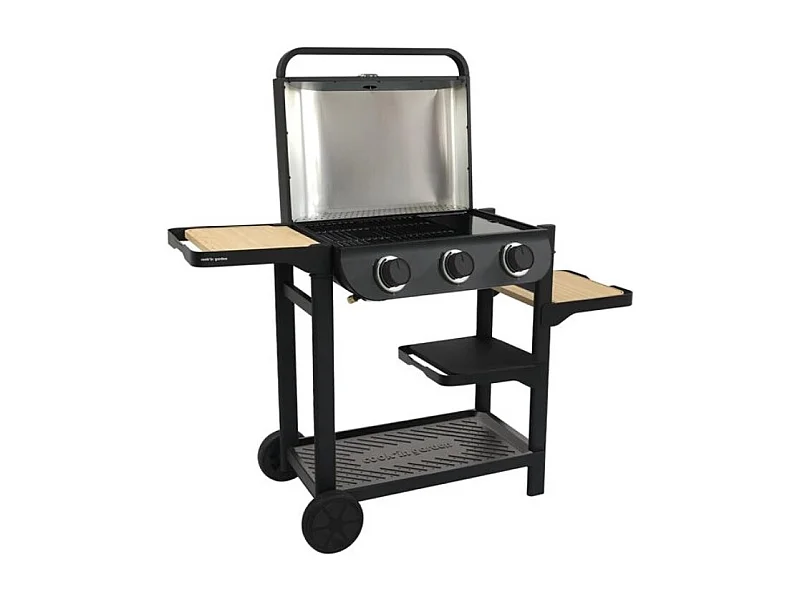 Barbecue gaz FLAVO 60 SC sur chariot - COOK'IN GARDEN