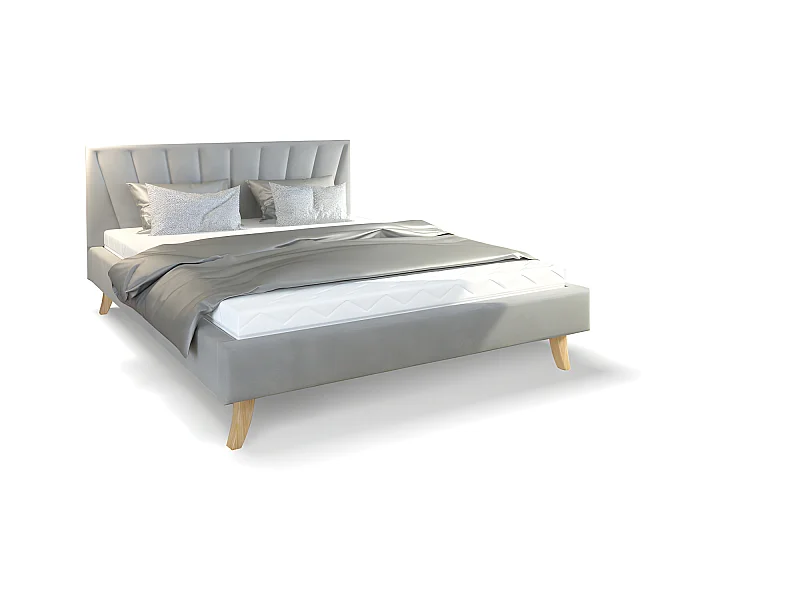 LIT DOUBLE HEAVEN 140x190 Gris clair