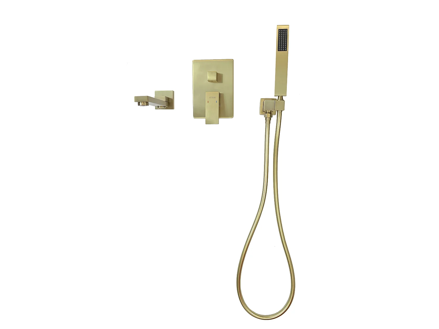 Mitigeur de baignoire à encastrer Doré brossé - Sirius