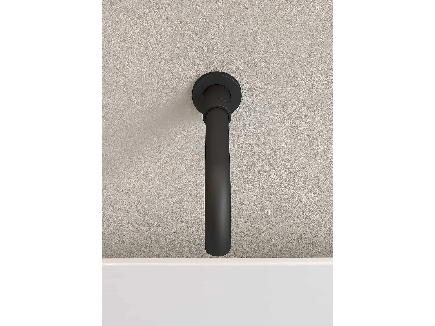 Robinet mitigeur de baignoire à encastrer Noir - Corbeau