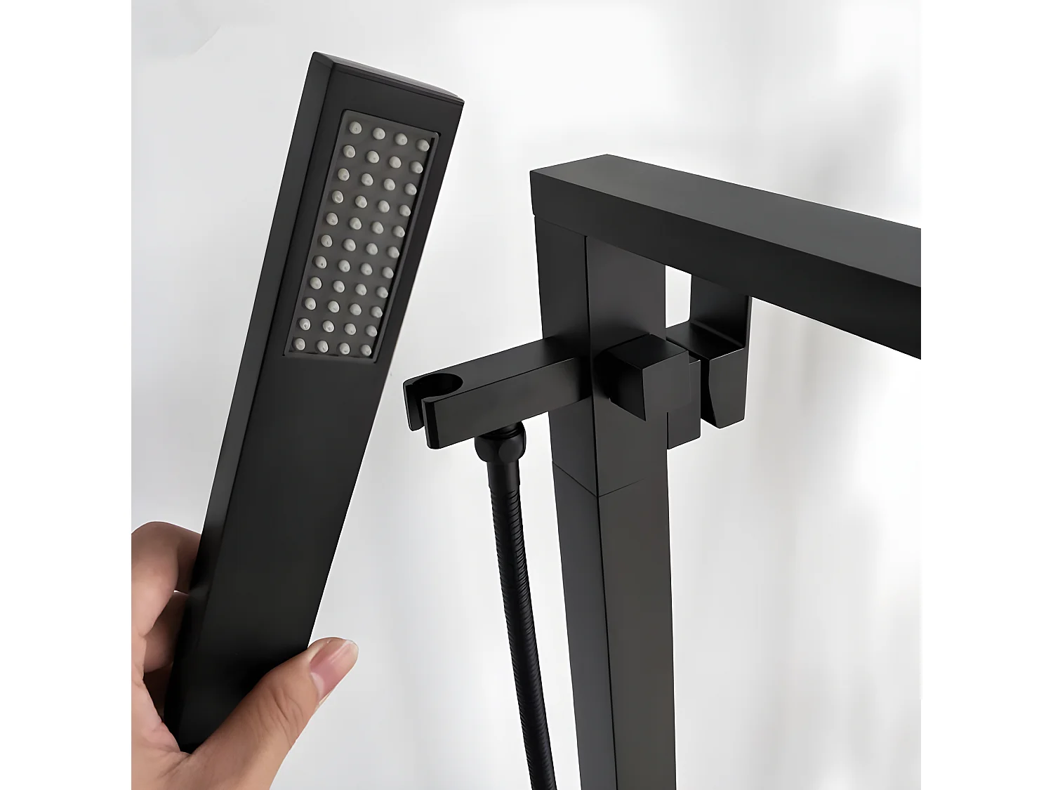 Mitigeur bain-douche monocolonne Noir - Sirius