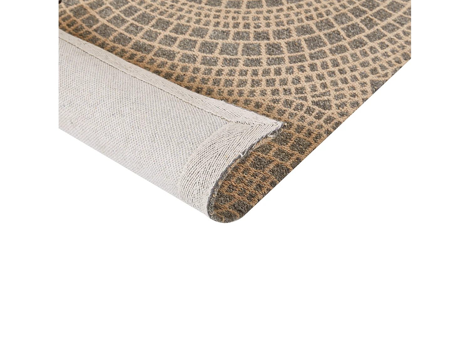 Tappeto iuta beige e grigio 200 x 300 cm ARIBA