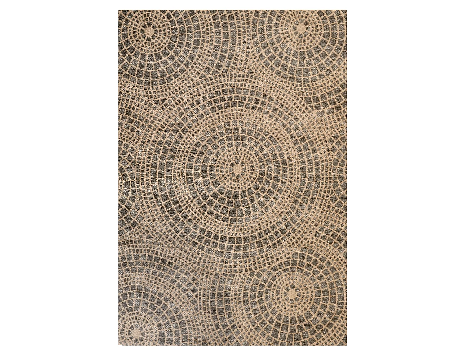 Vloerkleed ARIBA 200 x 300 cm Jute Grijs Beige