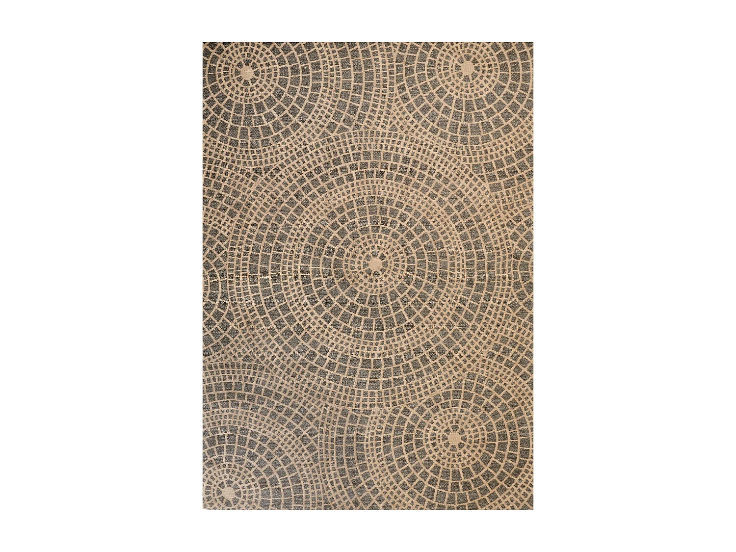 Tapete ARIBA 160 x 230 cm Juta Cinzento Creme