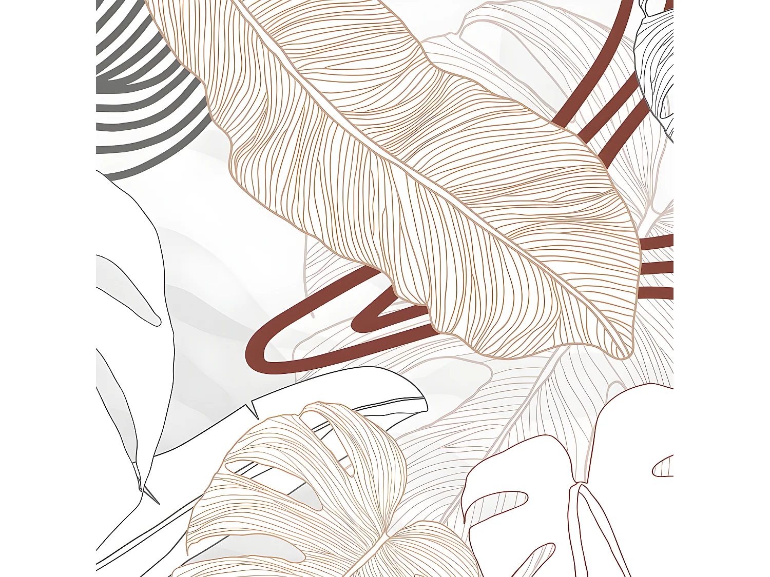 Bandeau ALU lot de 2 L100xH 20cm - Borneo Terracotta - Aluminium composite