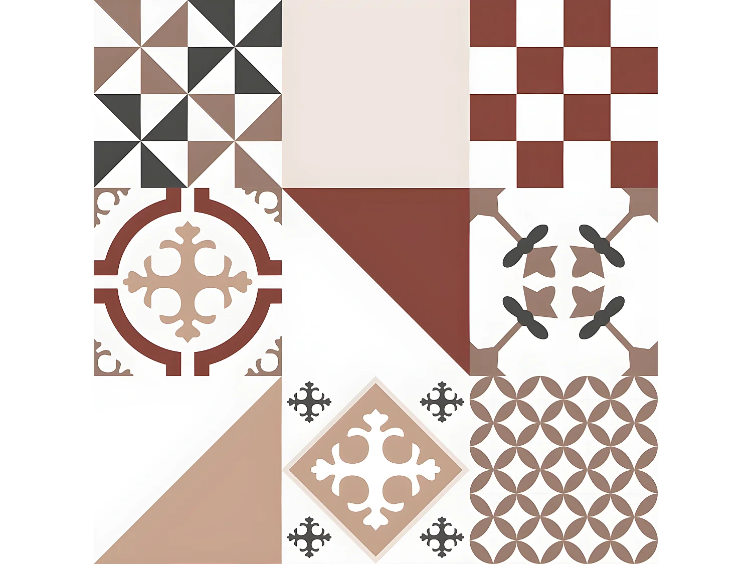 Bandeau ALU lot de 2 L100xH 20cm - Ciment Style Toundra - Aluminium composite