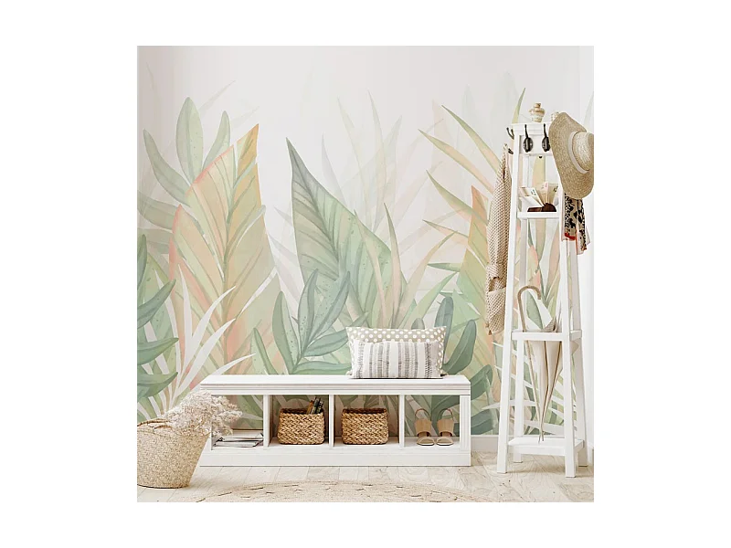 Papier peint panoramique - Cérès - Vert - intissé : 150g/m² - 7 lés : 336x270cm