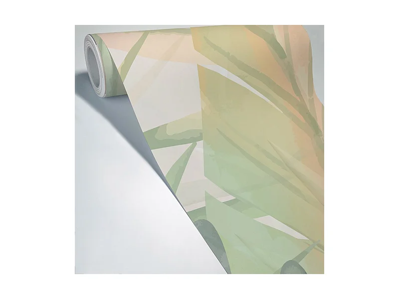 Papier peint panoramique - Cérès - Vert - intissé : 150g/m² - 7 lés : 336x270cm