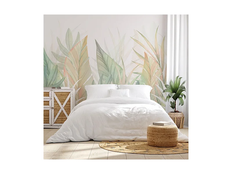 Papier peint panoramique - Cérès - Vert - intissé : 150g/m² - 7 lés : 336x270cm