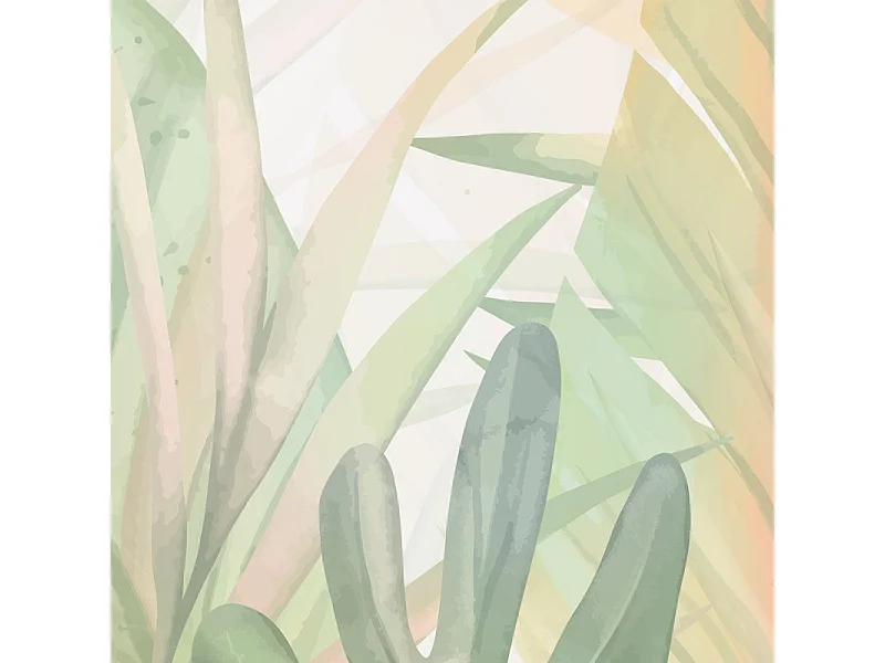 Papier peint panoramique - Cérès - Vert - intissé : 150g/m² - 7 lés : 336x270cm