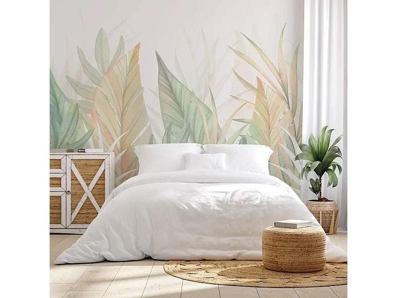 Papier peint panoramique - Cérès - Vert - intissé : 150g/m² - 7 lés : 336x270cm