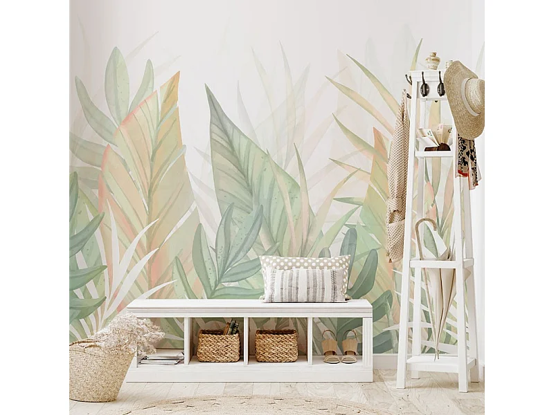 Papier peint panoramique - Cérès - Vert - intissé : 150g/m² - 7 lés : 336x270cm