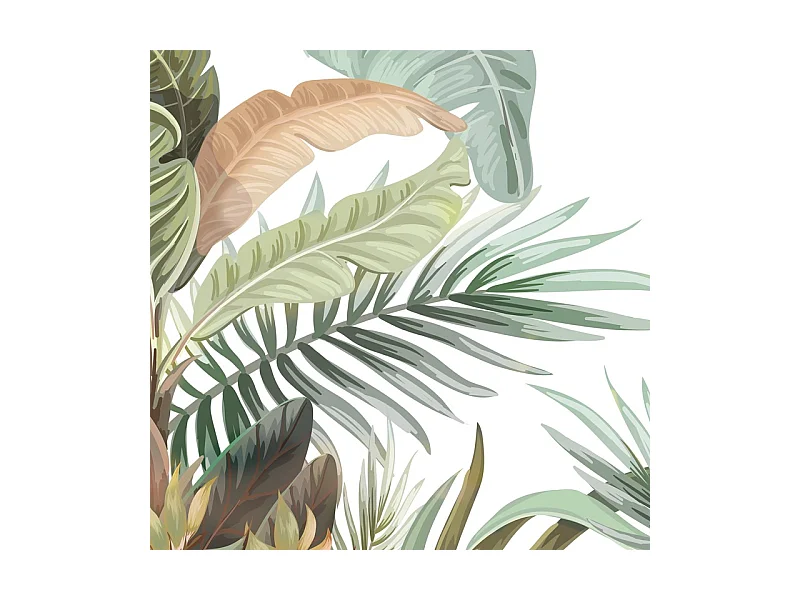 Papier peint panoramique - Harmonie - Vert - intissé : 150g/m² - 7 lés : 336x270cm